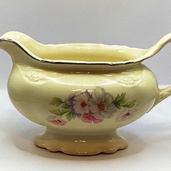 Homer Laughlin Virginia Rose  Gravy Boat Vintage - Picture 5 of 5